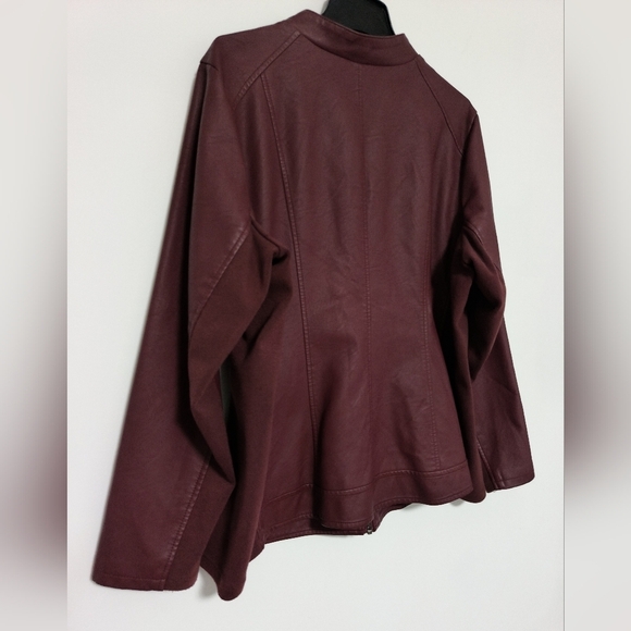 Avenue Faux Leather Jacket / Size 2X - Picture 10 of 10